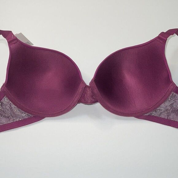 Comfort Fit Push Up Light Padded T- Shirt 3 Hooks Bra Full Covered Underwire. - Picture 10 of 12